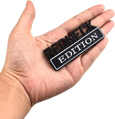 Miniatura 5 de 1 emblema exterior de 3.1 pulgadas Redneck Edition para automóvil, camión, barco, calcomanía de repuesto para F-150 F250 F350 Silverado RAM 1500