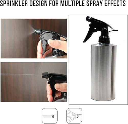 Miniatura 4 de TOPINCN Plant Mister - Botella pulverizadora de acero inoxidable con presión manual para riego multifuncional, olla de riego a presión, latas de