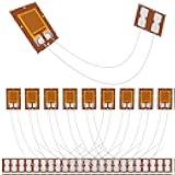 DAOKAI 10 Pcs BF350-3AA 350ohm High Precision Pressure Resistance Foil Strain Gauge for Pressure Sensor, Load Cell with 20 Pcs Strain Gauge Terminal
