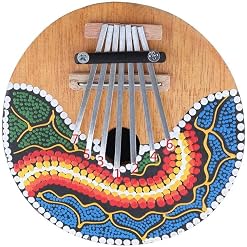Générique Mini Doigt Kalimba Pouce Piano 7 Touches Portable Mini Kalimba Couleur Dessin Noix de Coco Pouce Piano Naturel… - Les Beatles, Paul McCartney, John Lennon, RIngo Starr, George Harrison