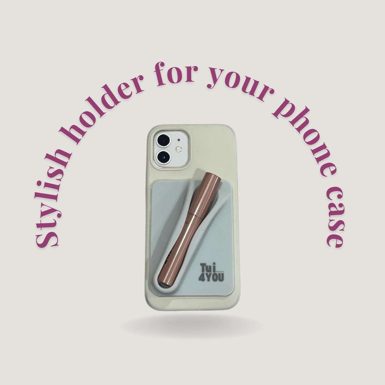 Coque Silicone Adhésive pour iPhone, Samsung et Android - Protection & Style Blanc Minimaliste - Image détaillée