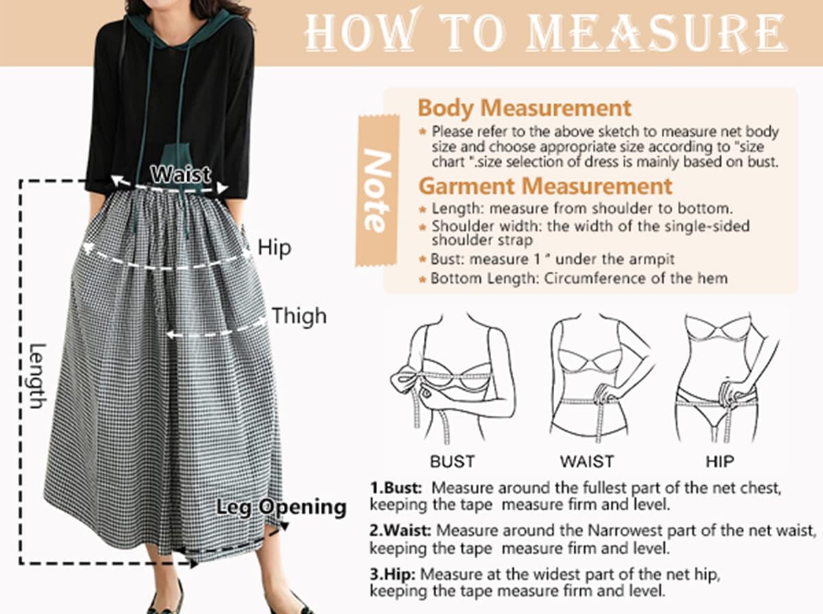 Women's Cotton Linen Wide Leg Culottes Pants Elastic Waist Plaid Gingham Capri Palazzo Pants - Image 2