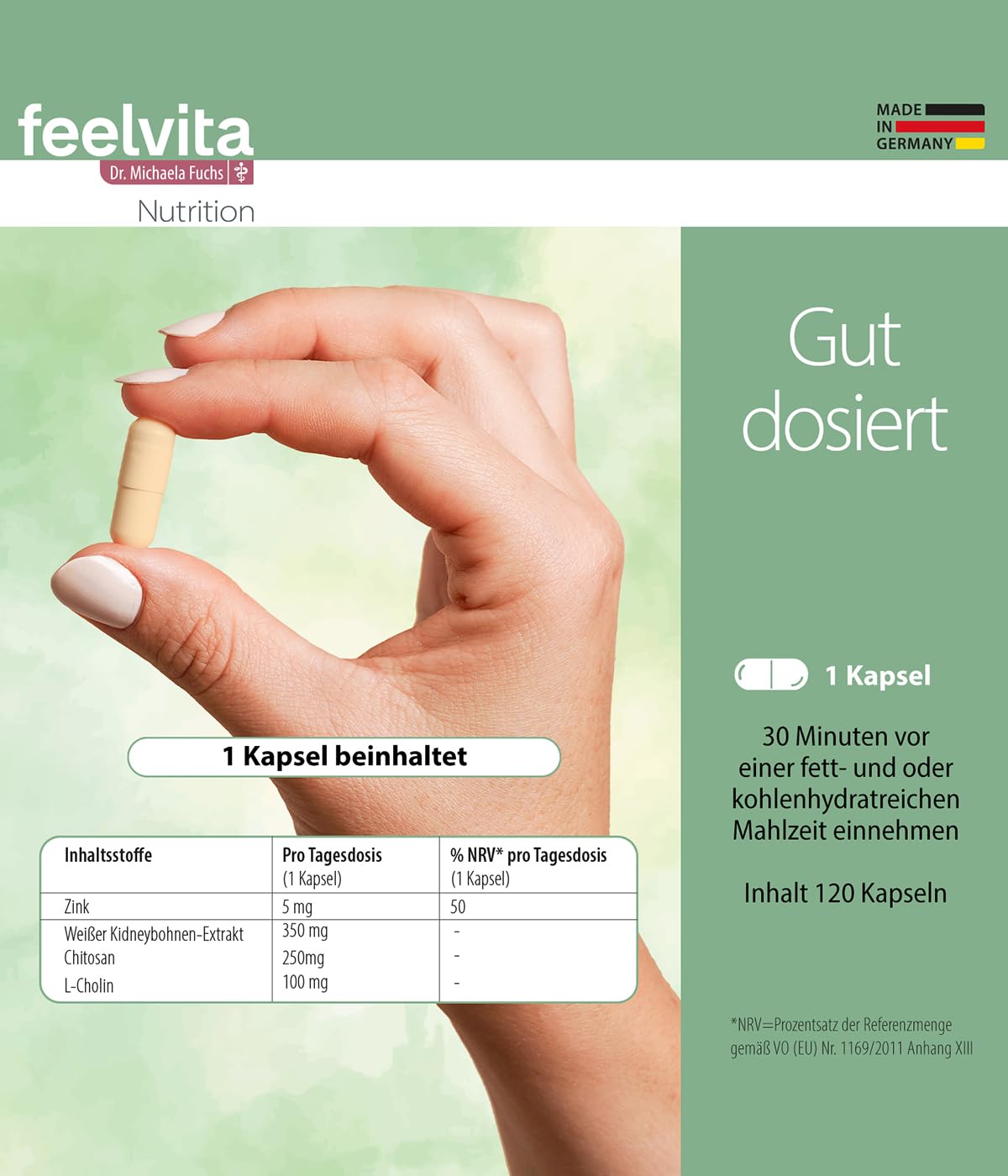 Genius Feelvita Nutrition Stoffwechsel-Set 3-tlg. - Hochdosiert - 2x LipoXanthin, 1x Fat & Carb Blocker – Unterstützt die normalen Stoffwechselfunktionen & Blutzucker | Vegan