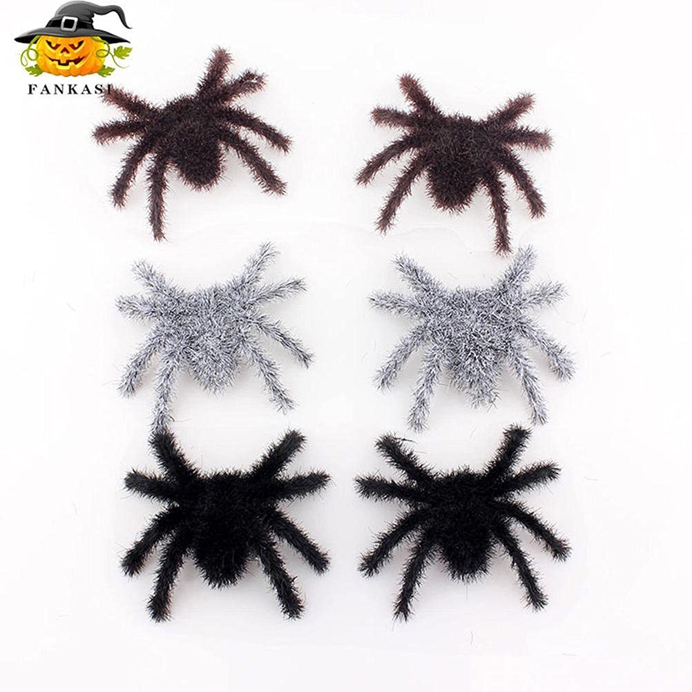 Extensible toile d'araignée avec des araignées pour Halloween