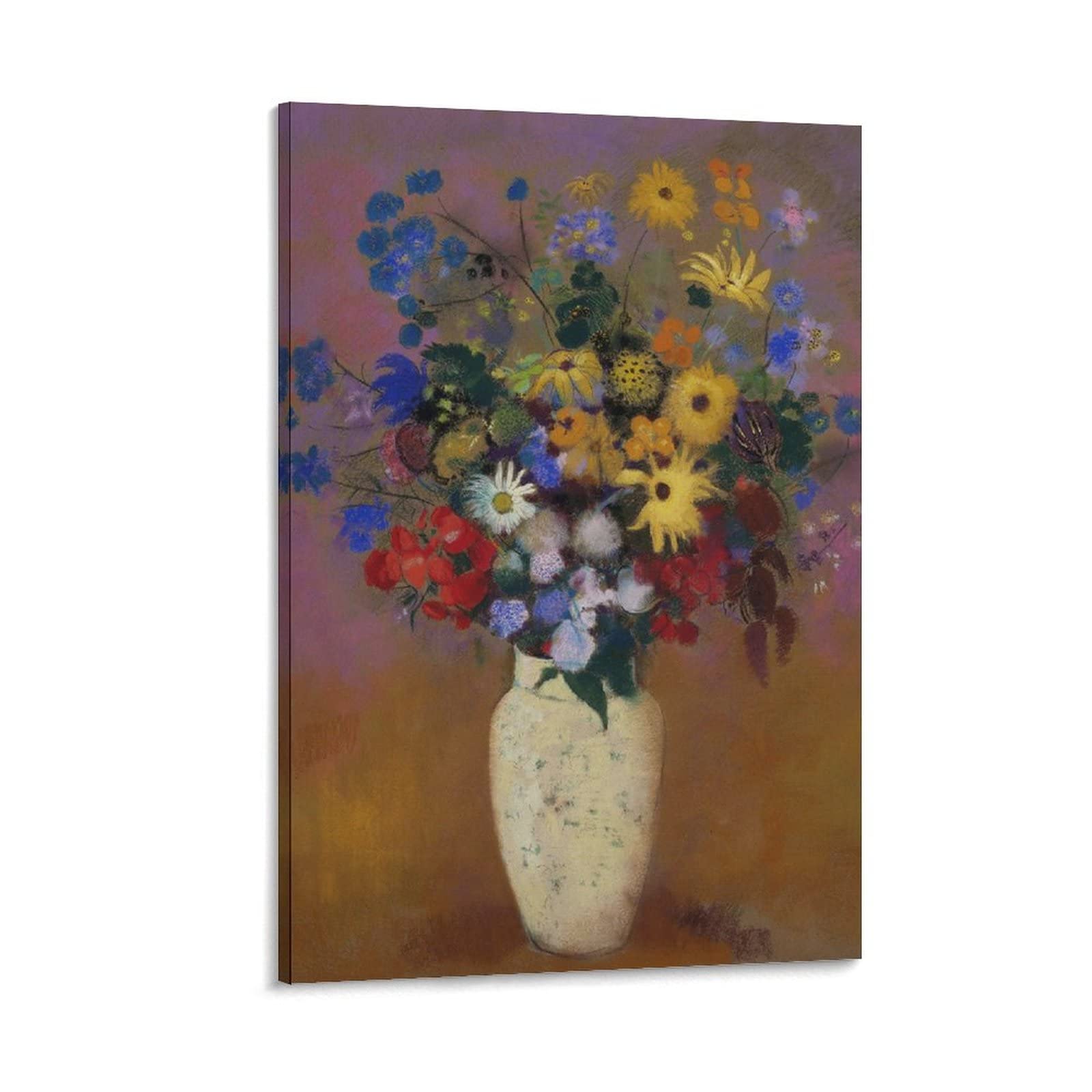 QUBOX Odilon Redon Works Lithographs, Prints, Posters, Room Decorations, Hanging Ornaments (12) Poster Decorative Painting Canvas Wall Art Living Room Posters Bedroom Painting 12x18inch(30x45cm)