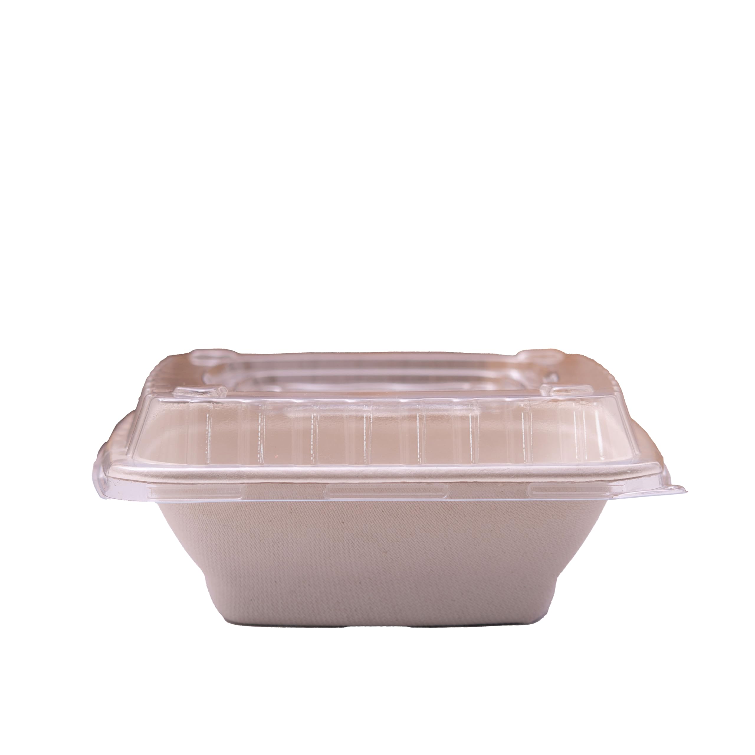 Goboxad Paper Bowls 24 oz - Disposable Heavy Duty Compostable Square Bagasse Bowls for Salad, Chili, Poke, Burrito, Cereal, Pasta, Dessert, Biodegradable Meal Prep Containers with Lids, 25 Pack