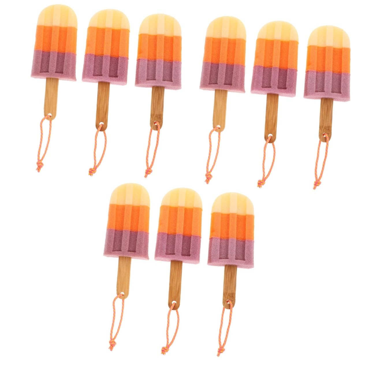 SOLUSTRE 9 Piezas toalla para el cuerpo bola de lavado de bebé esponja bebe mi toallas faciales exfoliante facial flor de baño toalla de baño natural Accesorios almohada Bola de baño