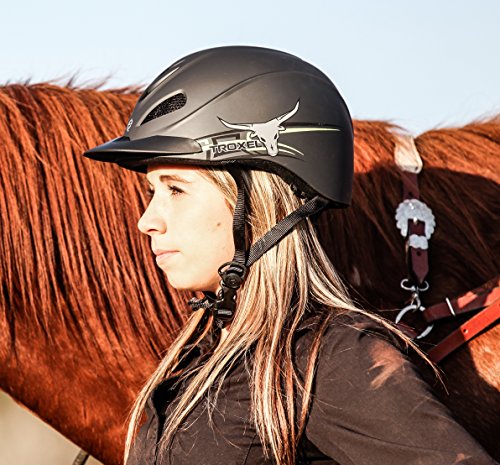 Image of Troxel Rebel Low Profile Western Riding Helmet SEI /ASTM Certification and Styles (Dreamcatcher, Large)