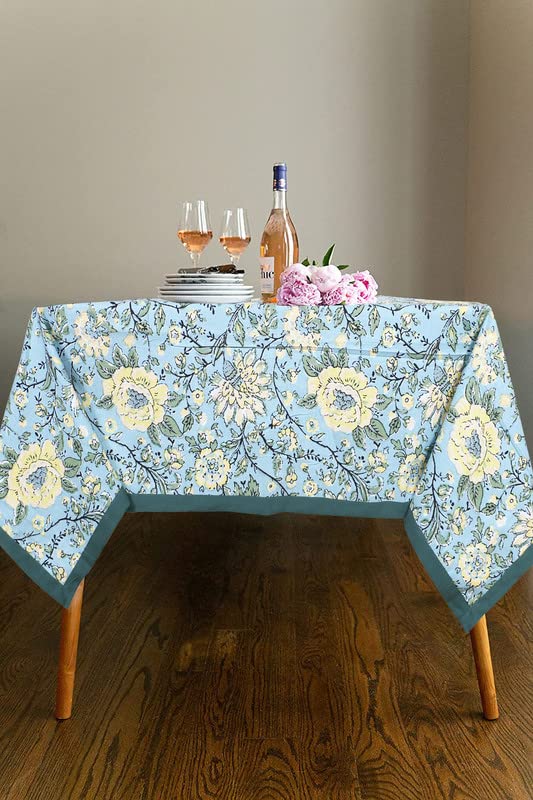 Texstylers Green 40 x 60 Inches Floral Cotton Rectangular 4 Seater Center Table Cover Cloth Suitable for Elegant Home,Living Room,Dining Table Décor Purpose (B0C24KF17P) Amazon Price History, Amazon Price Tracker