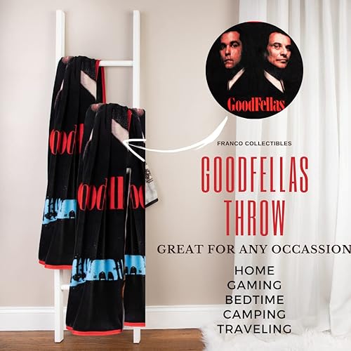 Miniatura 2 de Goodfellas Bedding Manta Súper Suave de Micro Raschel, 46 in x 60 in, Producto WB (Oficial) de Franco Collectibles