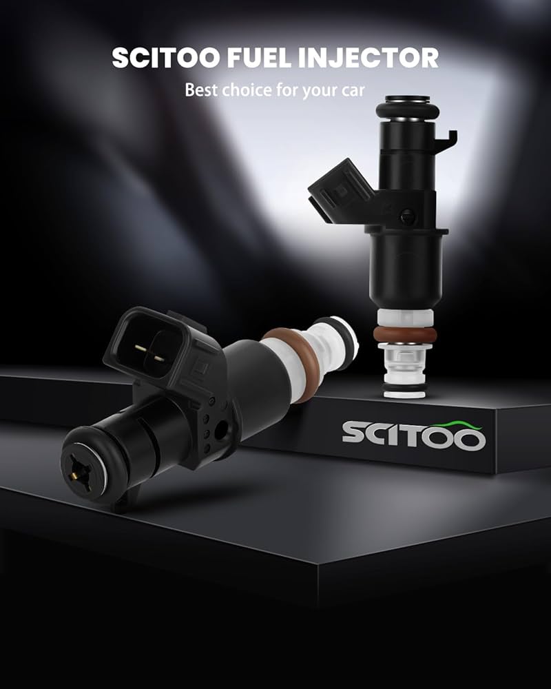 Amazon.com: SCITOO 4Pcs 8 Holes Fuel Injectors fit for 2005