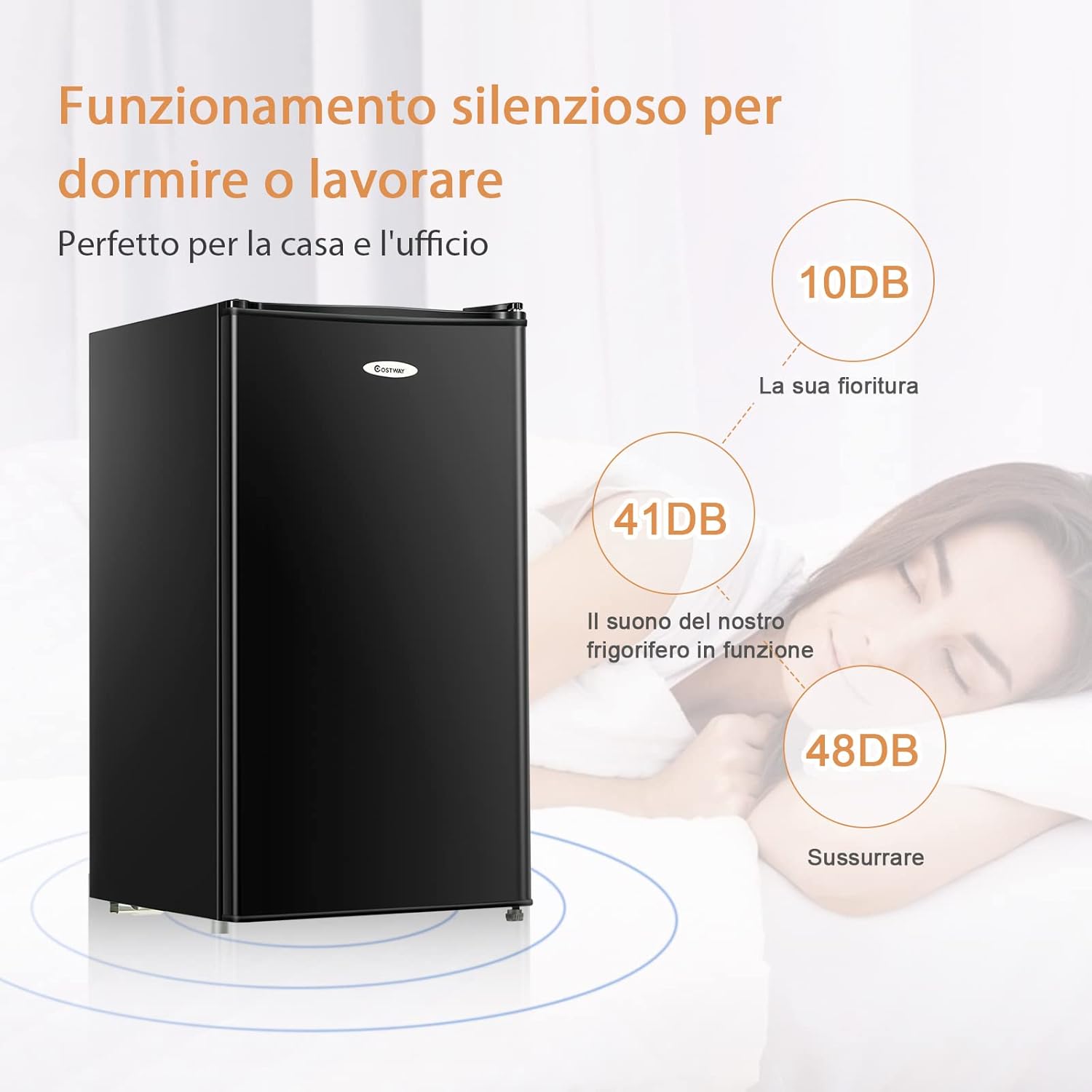 COSTWAY Frigorifero Monoporta 91 L, Mini Frigo con Porta Reversibile, Mini Frigorifero Compatto Risparmio Energetico, 45 x 49 x 84 cm (Nero) : Amazon.it: Grandi elettrodomestici COSTWAY Frigorifero Monoporta 91 L, Mini Frigo con Porta Reversibile, Mini Frigorifero Compatto Risparmio Energetico, 45 x 49 x 84 cm (Nero) : Amazon.it: Grandi elettrodomestici