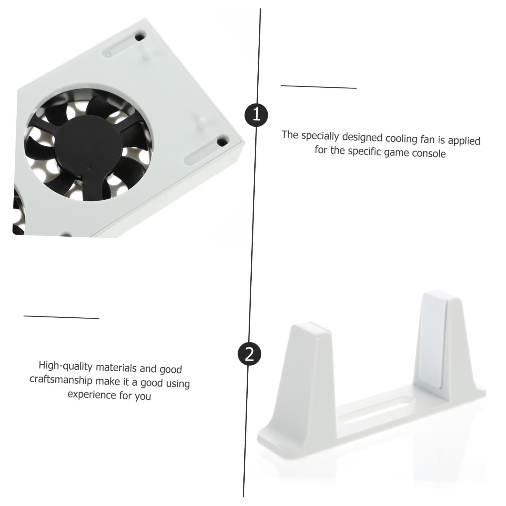 KOMBIUDA 1 Set Base di ventola di raffreddamento supporto verticale della ventola di raffreddamento più fresco base verticale con ventola di raffreddamento rack ventola di raffreddamento
