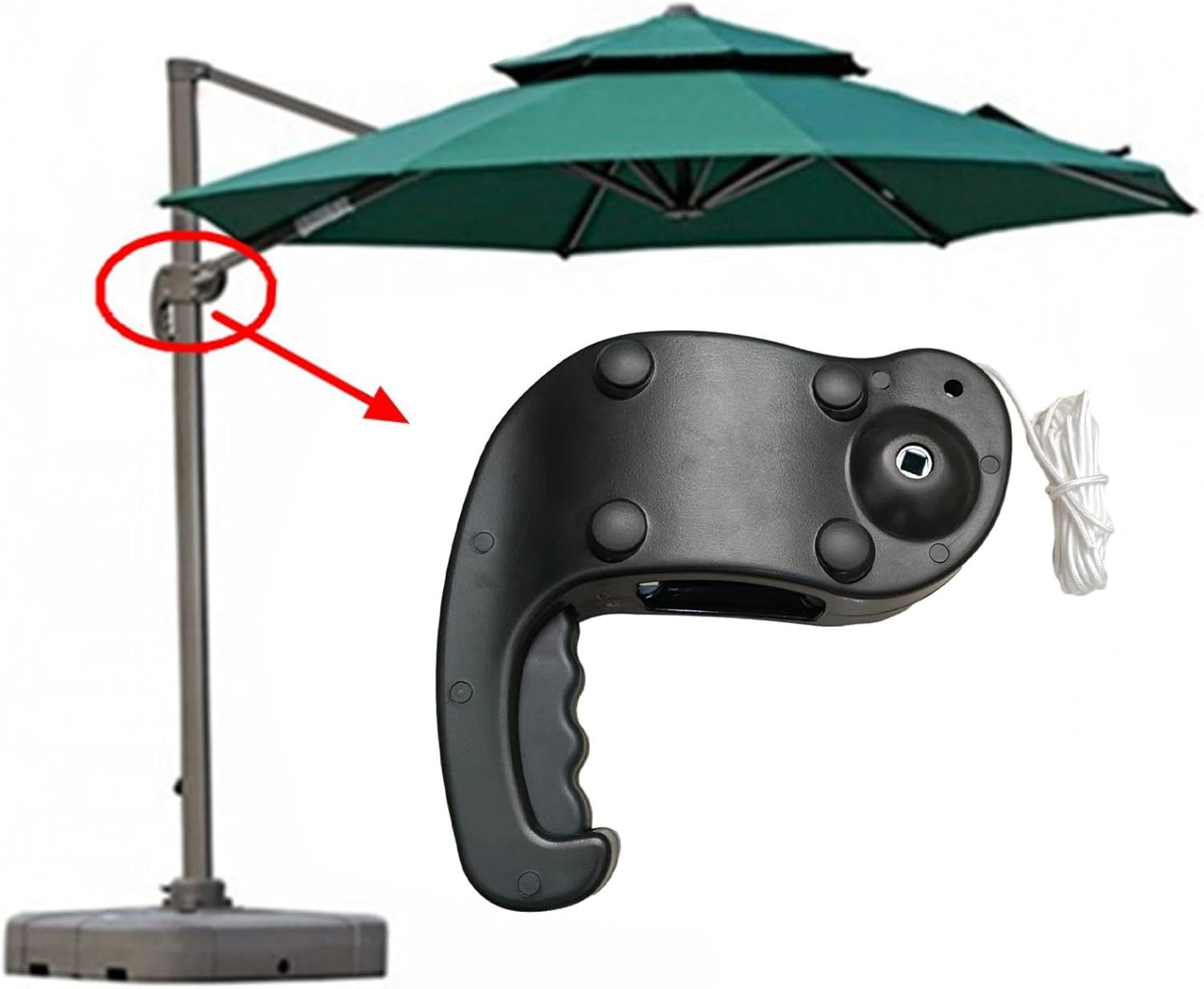 Soporte para sombrilla de Patio, Accesorios para sombrilla de Patio, Accesorios para sombrilla de Cubierta