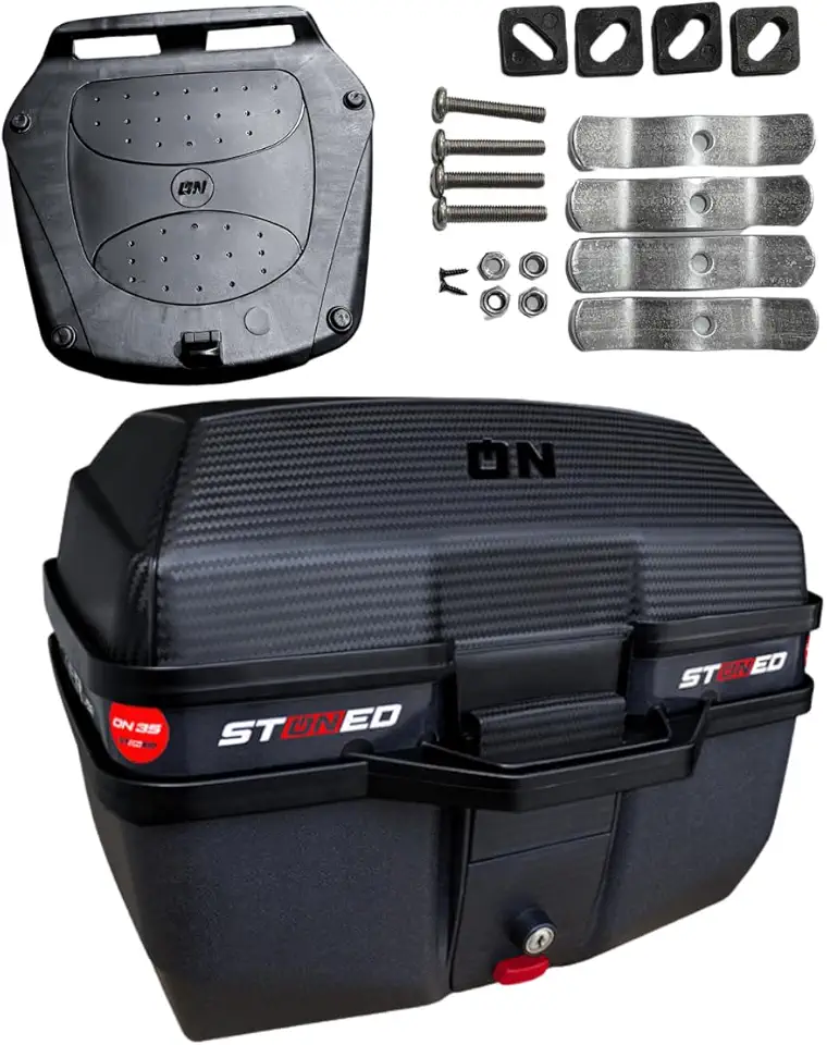 BAULETO 35 LITROS MODELO TRACKER PRETO