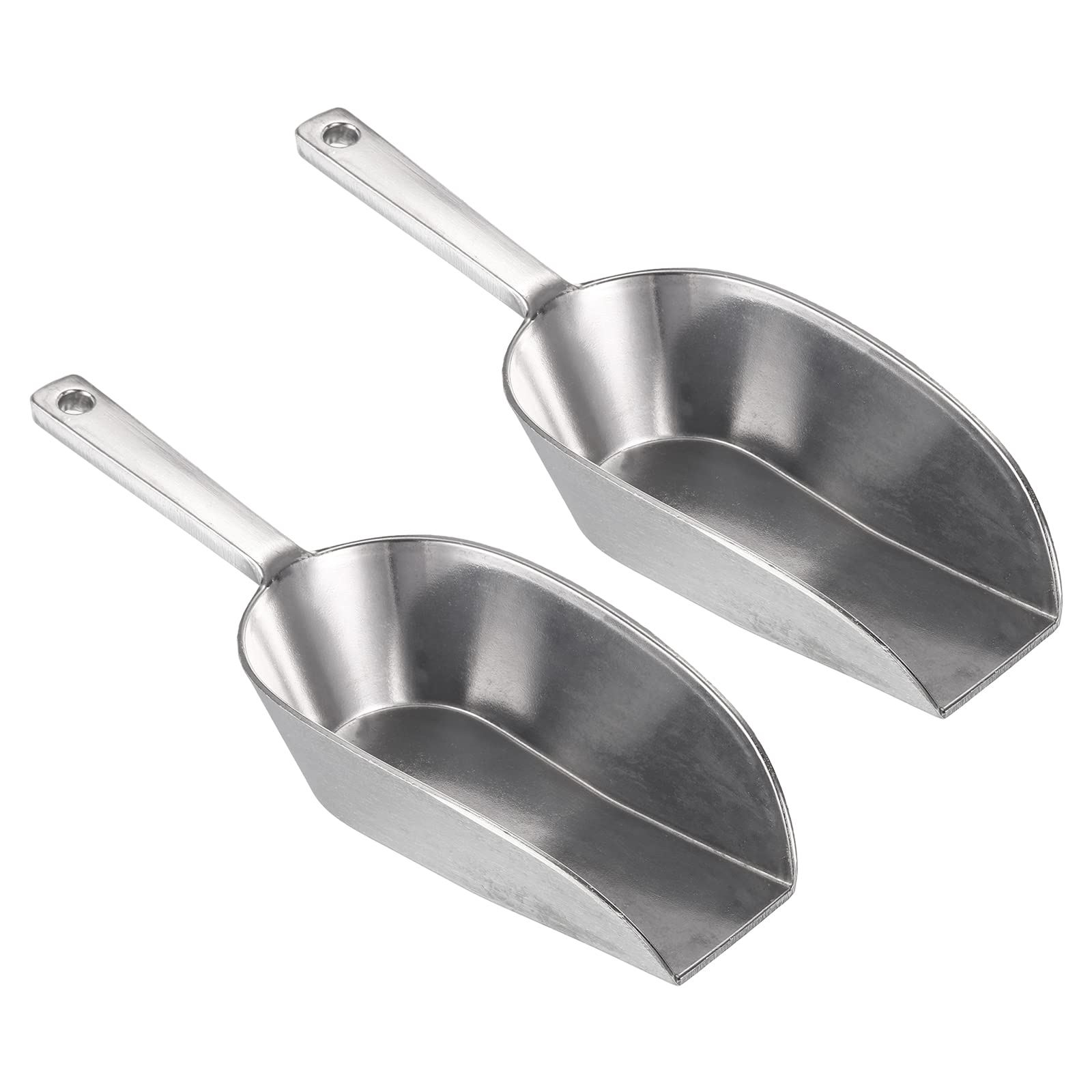 PATIKIL Ice Scoops, 2 Pack Aluminum 7.09