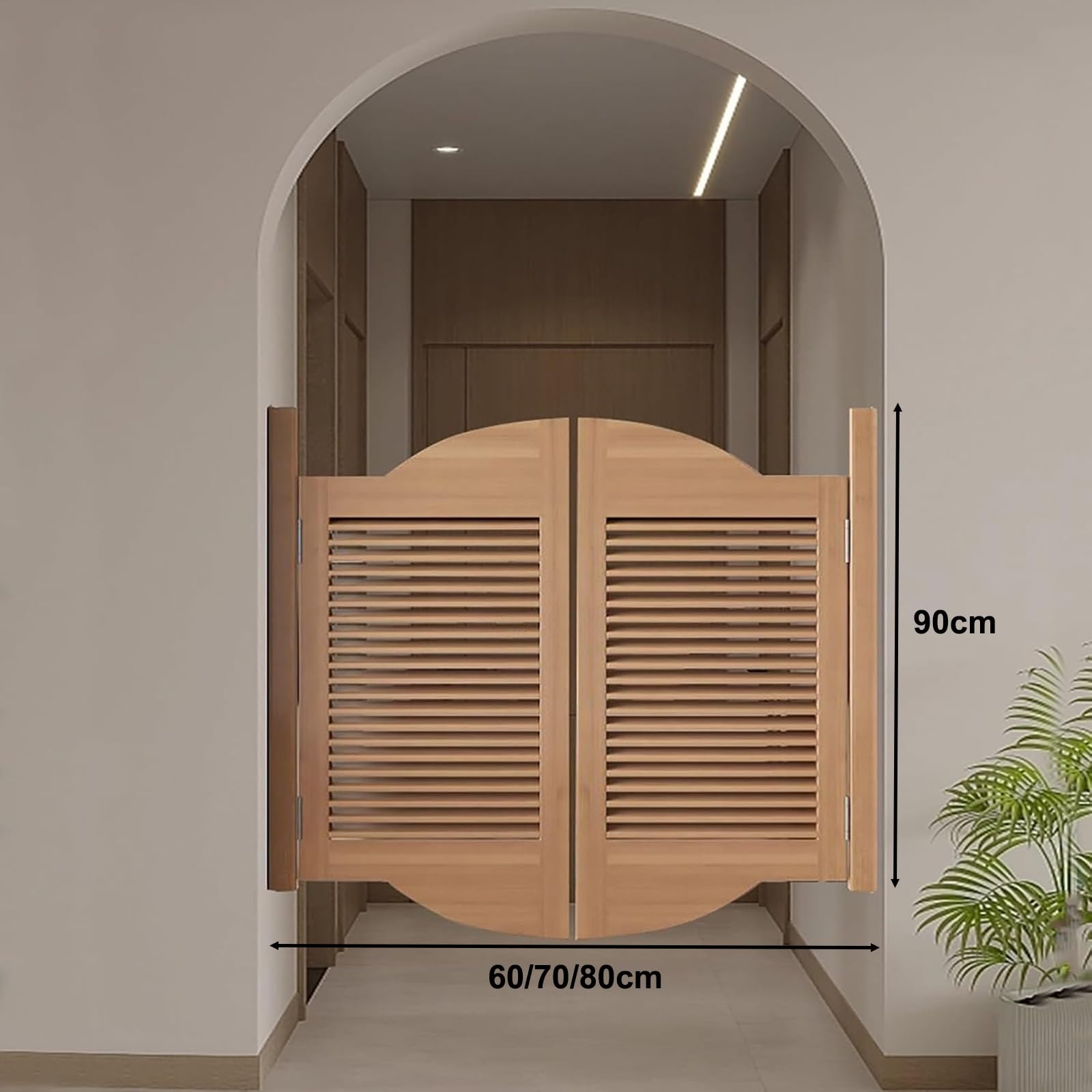 Portes battantes en Bois pour Salon, Porte battante à volet, Demi-Porte battante en Bois Massif, pour décoration de Meubles, Couloir, Cuisine, Bar, cloison d'entrée