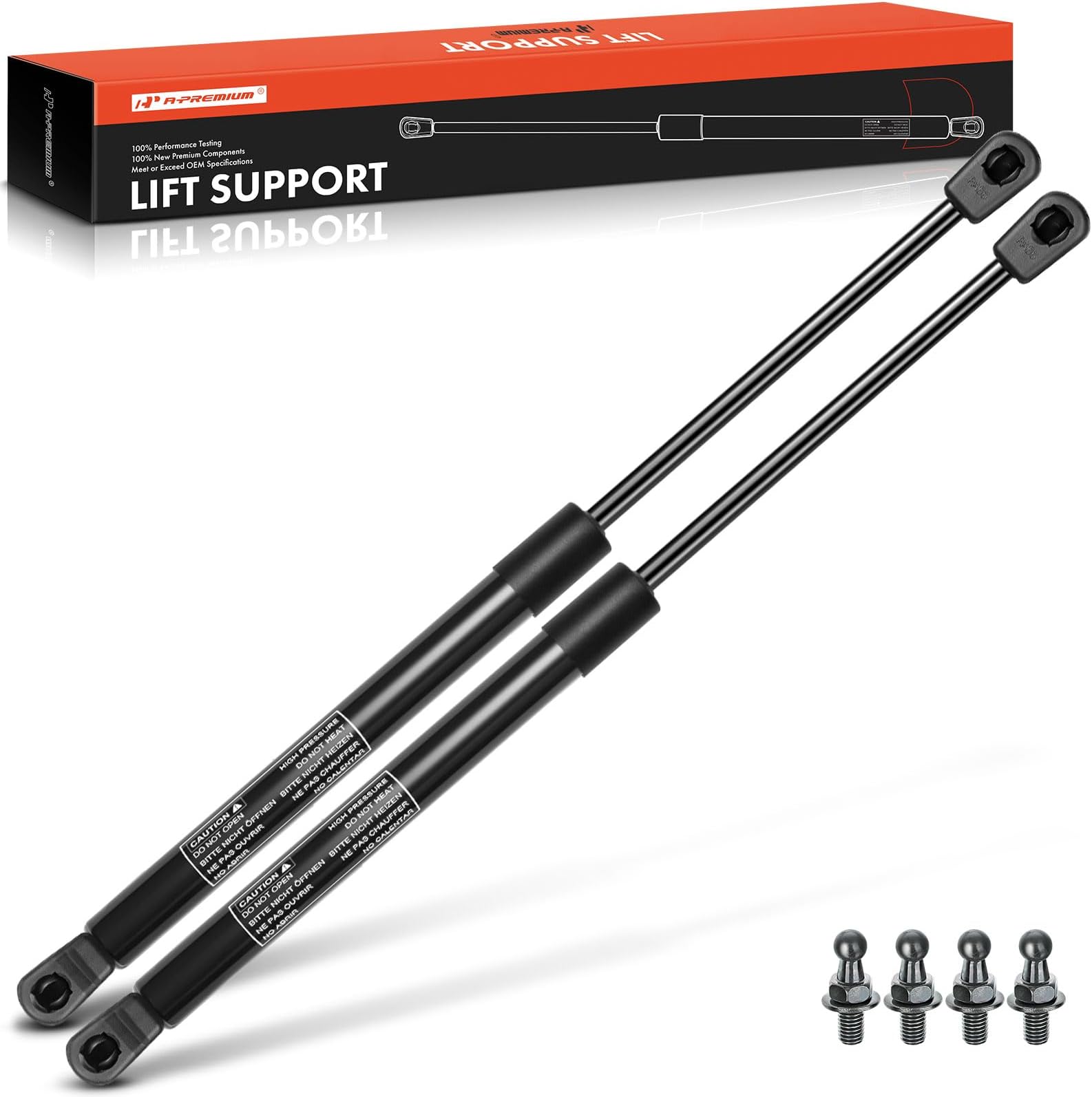 Hood Lift Supports Shock Struts Compatible wiht Lexus LS400 1998-2000 Sedan