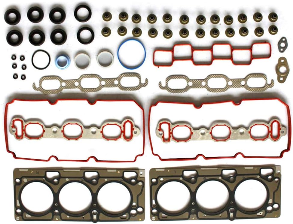 HS26368PT,HS54372A Engine Cylinder Head Gasket Sets Replacement for Chrysler for Pacifica Base 4.0L Sport Utility 2007 for Dodge for Nitro Shock 4.0L Sport Utility 2010-2011