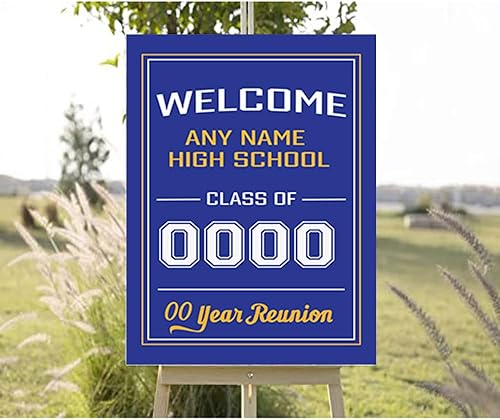 Miniatura 2 de Letrero personalizado para patio de reunión de escuela secundaria, letrero personalizado, letrero de reunión para interiores y exteriores, letrero