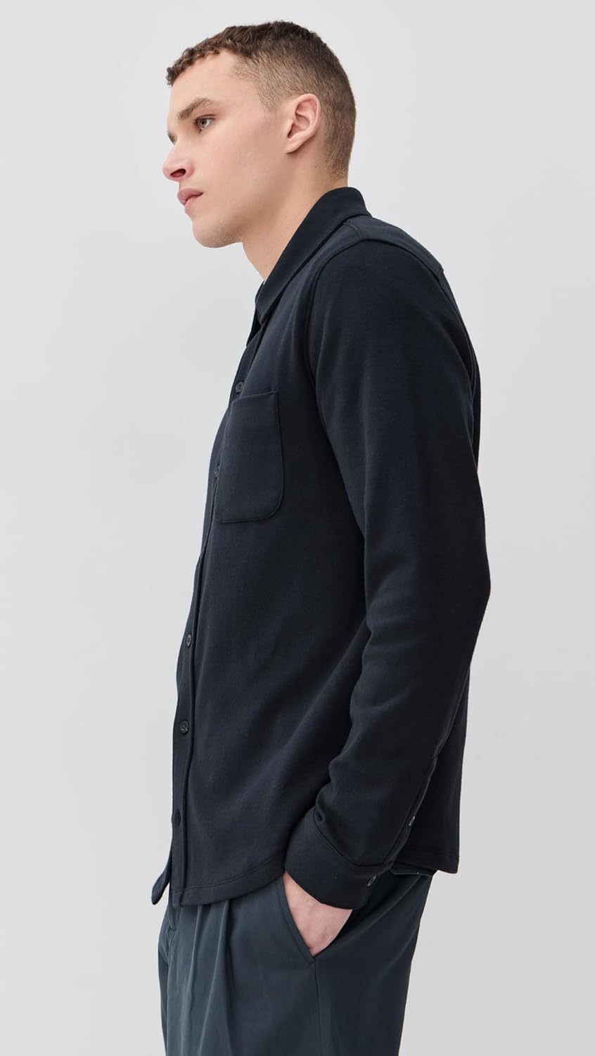 Vince Men's Solid Knit Shirt - Image 4
