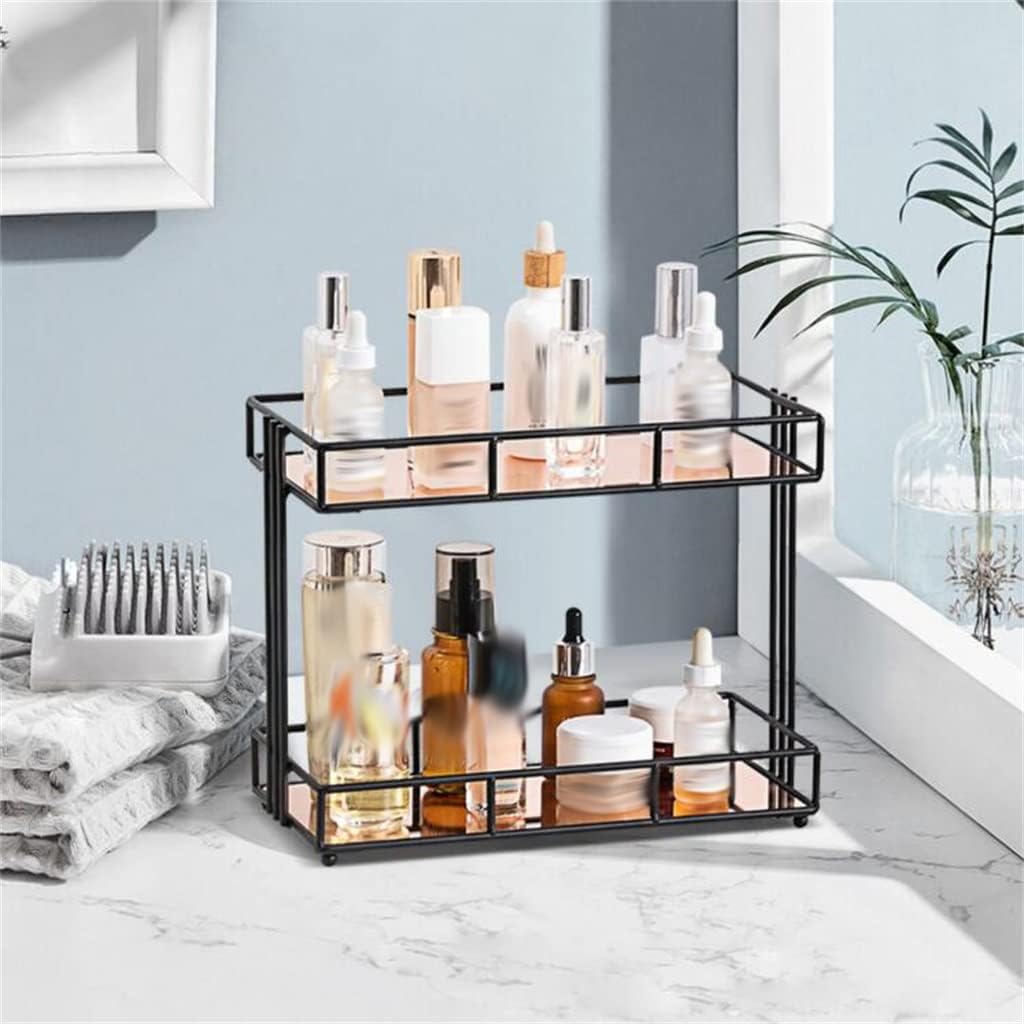 Toilet Storage Rack Bathroom Toilet Shelf Costic Toilet Shelf Desktop Washing Table Countertop (D Double Layer)