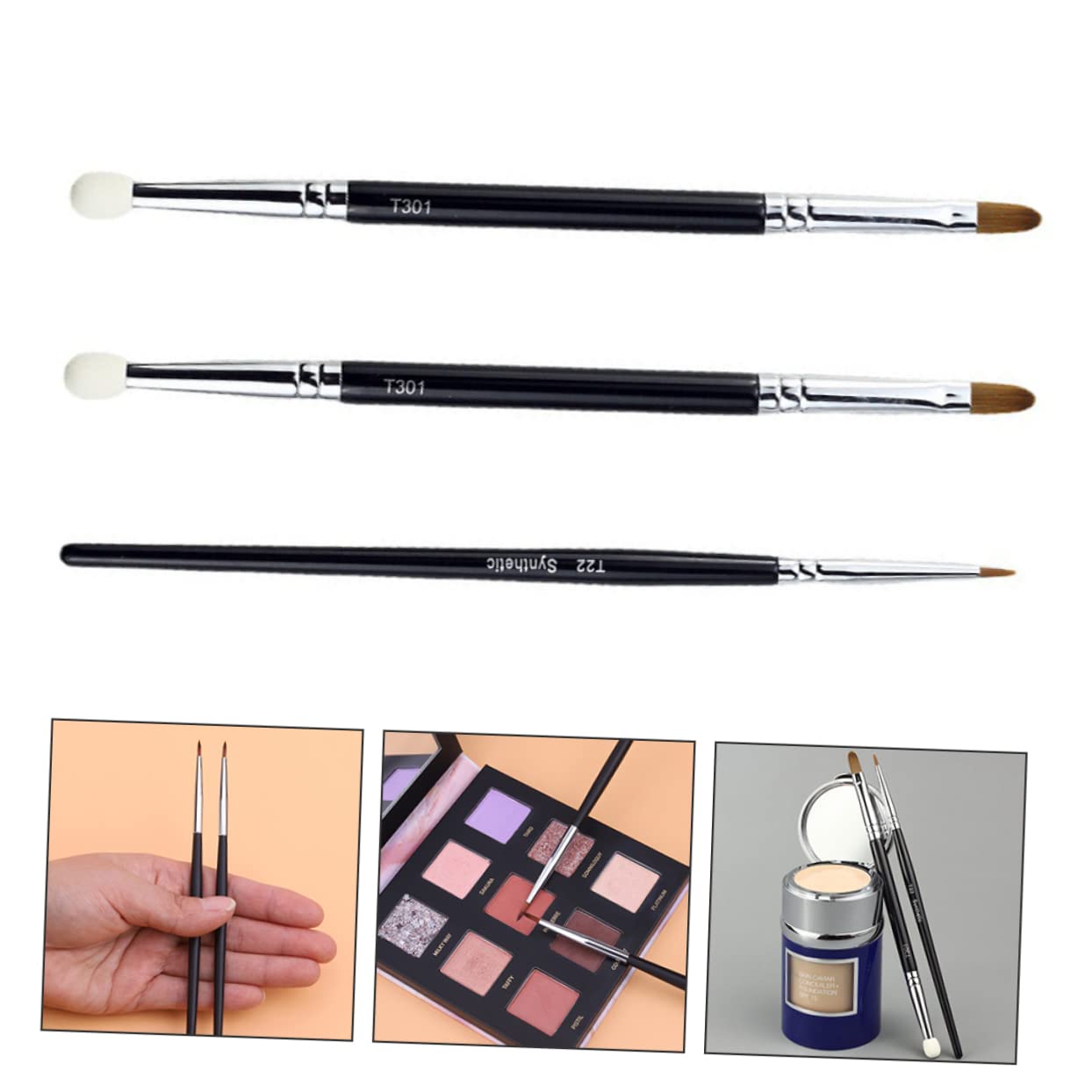 HAKIDZEL Concealer Brush Set 1 Makeup Brush for Concealer Dark Circle Concealing Eye Liner Travel Makeup