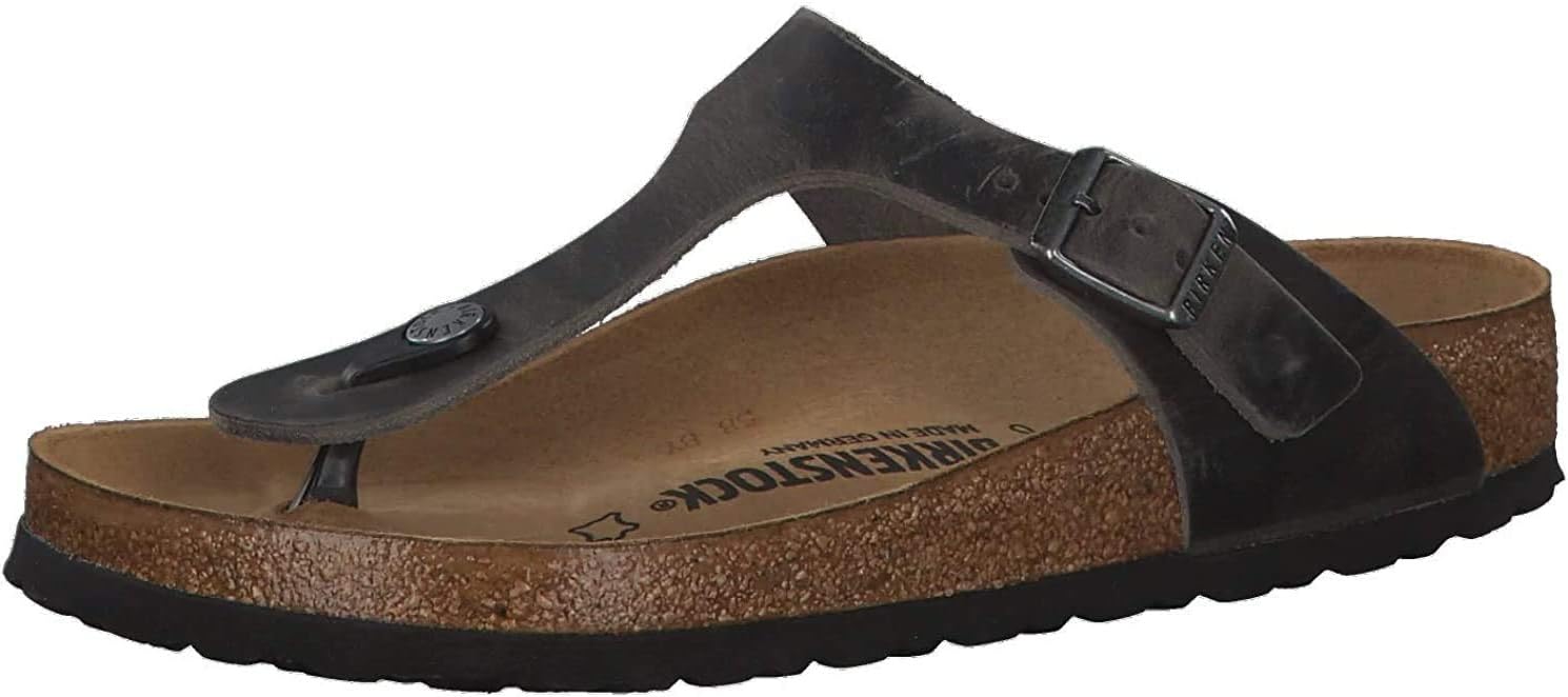 BirkenstockGizeh Flip Flops Leather Iron