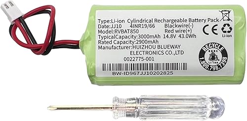 Miniatura 1 de Batería de repuesto para Shark RVBAT850 RVBAT850A Ion R75 R85 RV850 S87 AV752 AV751 RV761 RV851WV RV871 RV1000S RV101AE 3000MAH