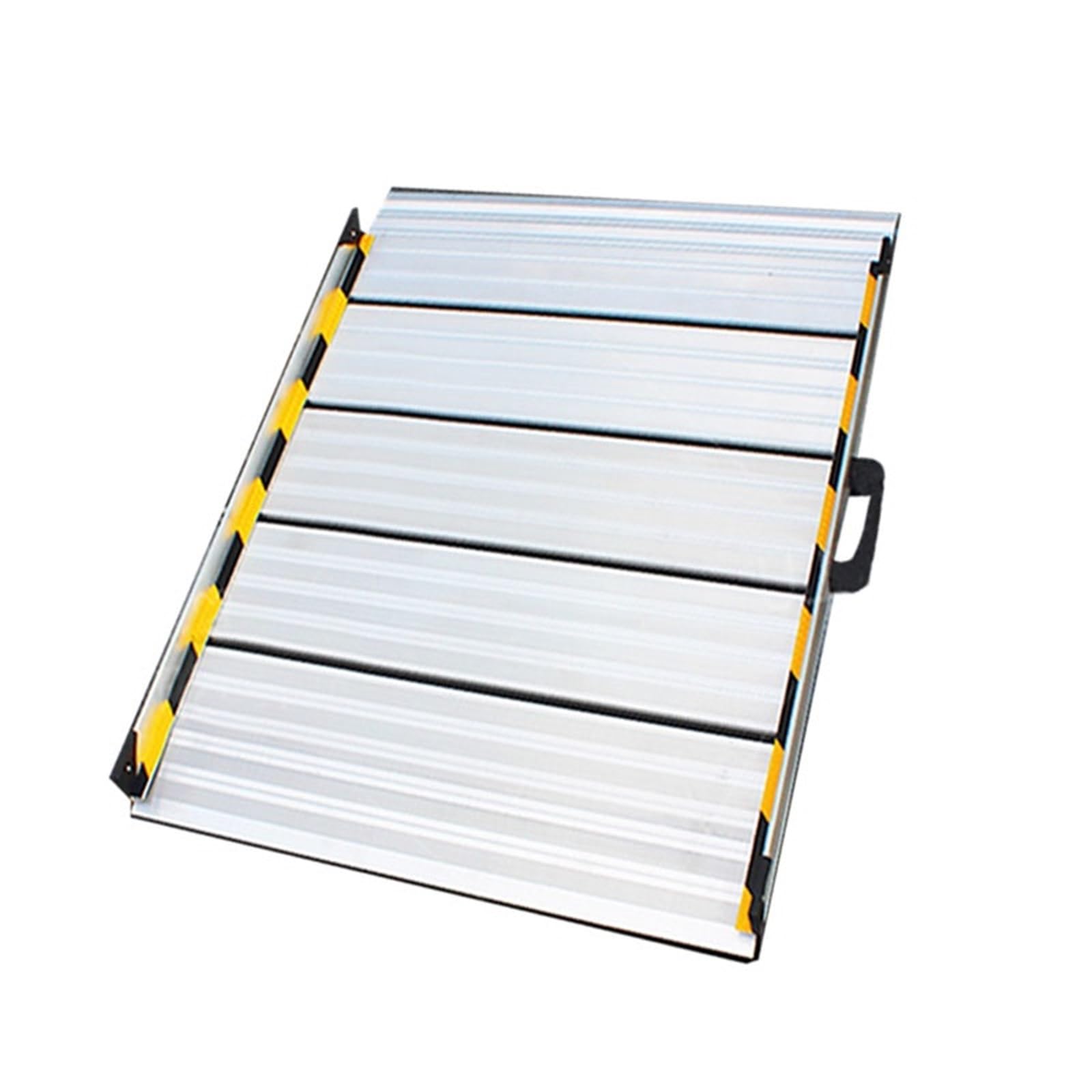 POGHDBXA Ramp for Wheelchair, Wheelchair Aluminium Heavy Duty Ride Loading Profile 300 kg The Ramp, for Home Steps, Stairs, Entrance, Umbra(B120)