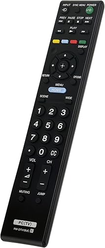 Miniatura 3 de Allimity RM-DTV10UC RMDTV10UC Control remoto de repuesto compatible con computadora personal Sony PC TV SVL241 SVL2412 SVL24127CXB SVL24125CXW
