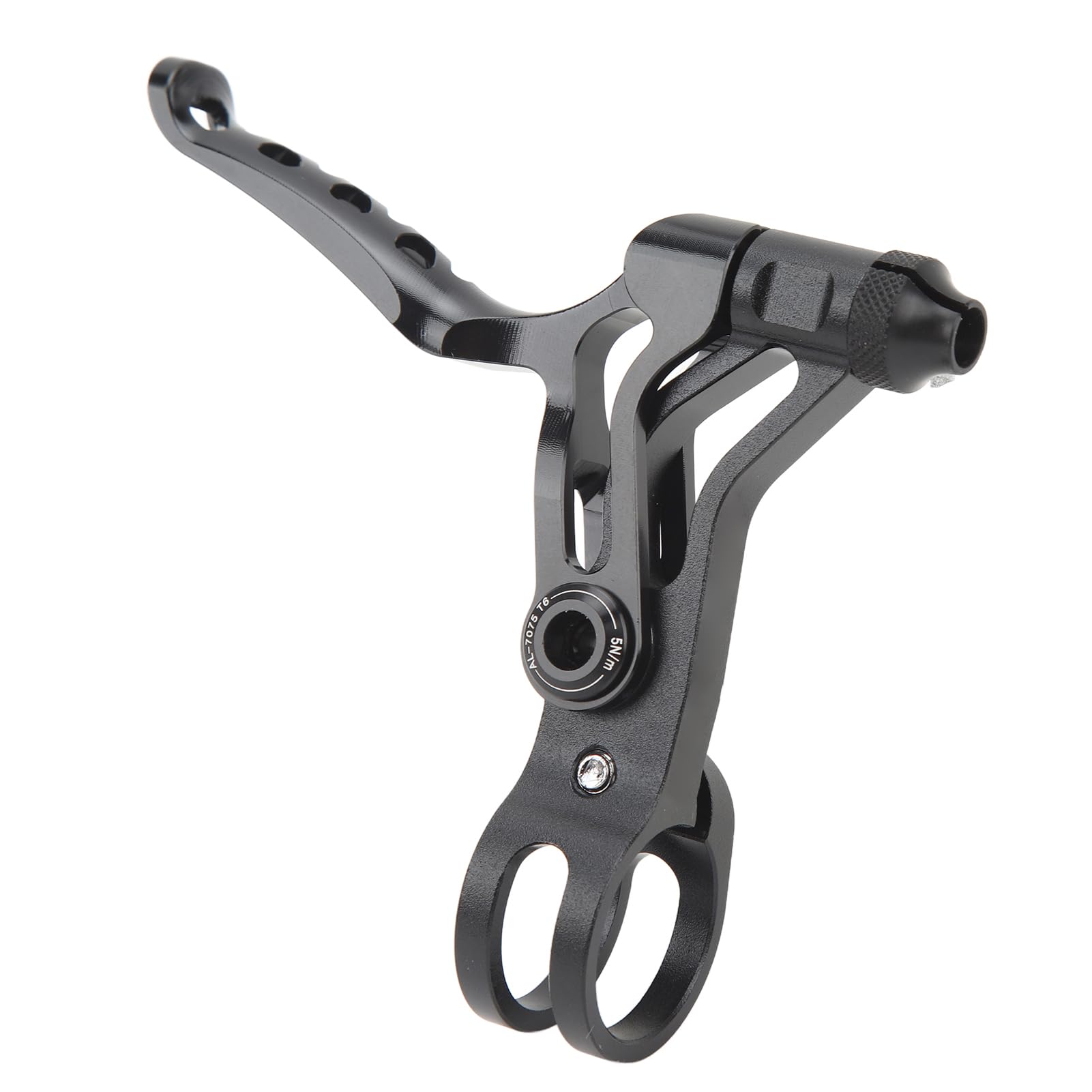 Leva del freno in bicicletta in lega di alluminio cavo 22,2 mm Sensibile manubrio freno a V nero a V per bici pieghevole per bici leggera leggera di precisione durevole desi