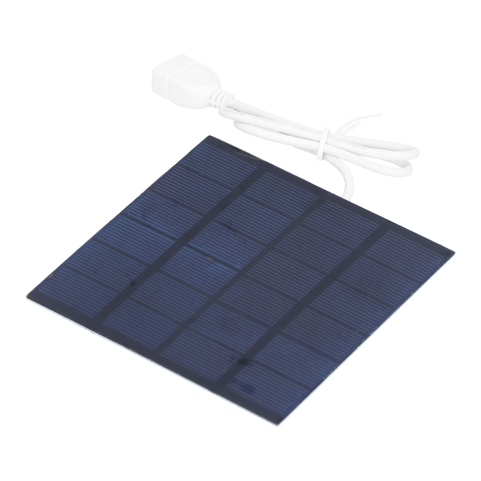 Mini Portable Solar Panel 1.5 Watt 6 Volt Polysilicon, 4.3 x 4.3in for Rechargeable Batteries/Home Lighting/Scientific Projects, defult, default, Compact-picture-18