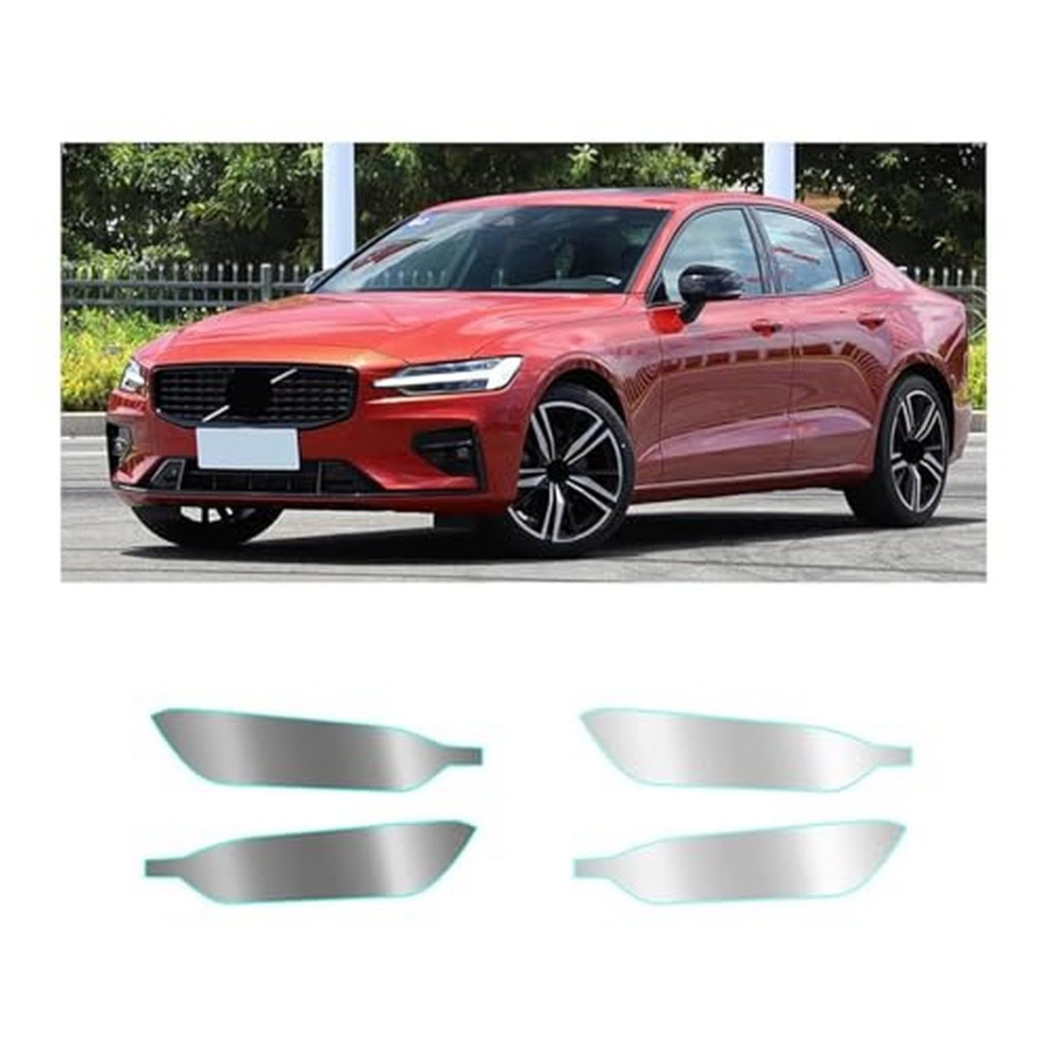 Film protection phare Volvo S60 pré-découpé TPU contre impacts gravillons