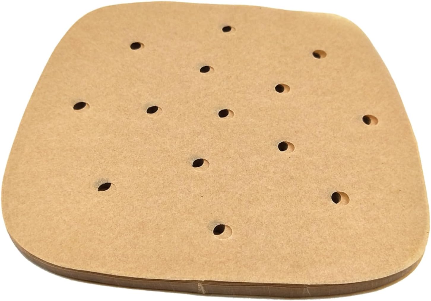 Non-stick Baking Paper Sheets 8.5 Inch Unbleached Air Fryer Parchment Paper 200pcs Heat Resistant Oil Absorbent Liners for Barbecue and Steaming
