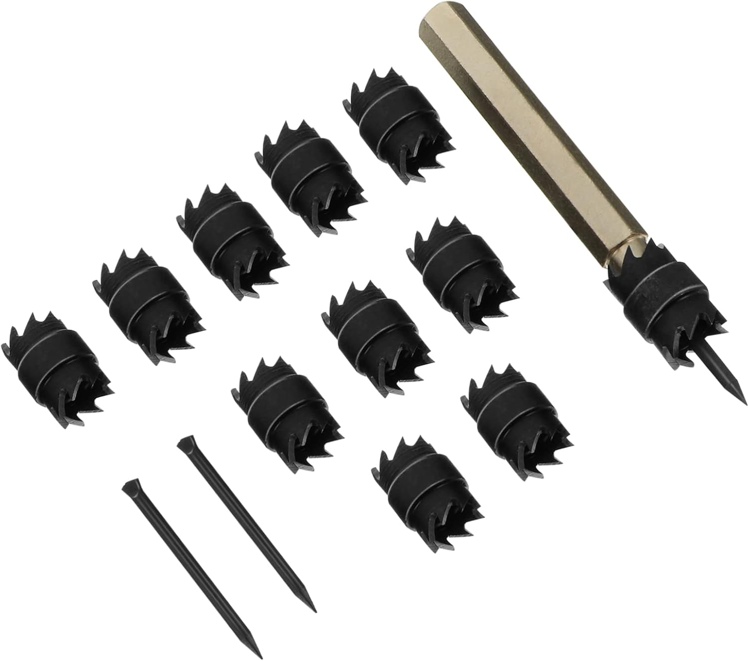 Gadpiparty 2sets Welder Tools for Power Drill Hole Remover Double-sided Weld Cutter for Practical Welding Accessories