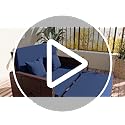 Luxury Outdoor Daybed with Canopy