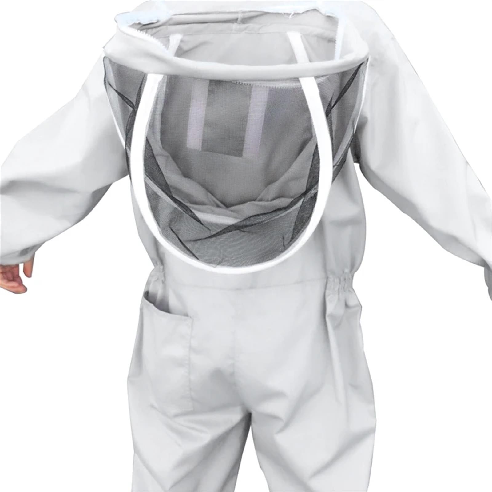 Tuta Apicoltore Costume da apicoltore completo, protezione per api, tuta da apicoltore, velo di sicurezza, cappello, vestito, attrezzatura completa per il corpo(L)