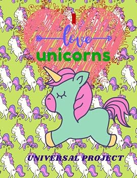I Love Unicorns : This Cute Notebook Is Perfect for: Birthday Gifts Christmas Gifts Name Day Gift Co-Worker and Boss Gift Back to School Gift 100 Days of School Gift Student Gifts College and School S