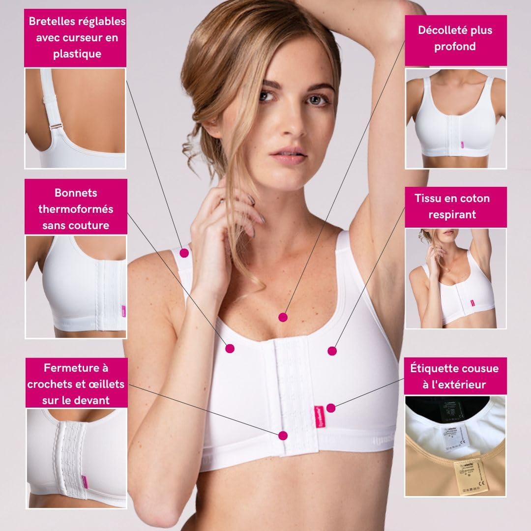 LIPOELASTIC PI active Variant - Post Surgical Compression Bra