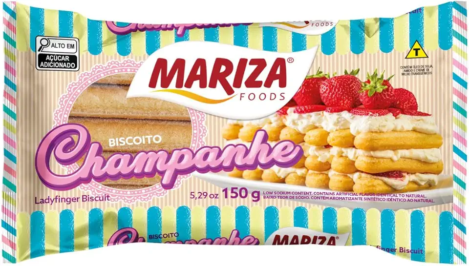 Kit C/3und Biscoito Champagne Mariza 150g