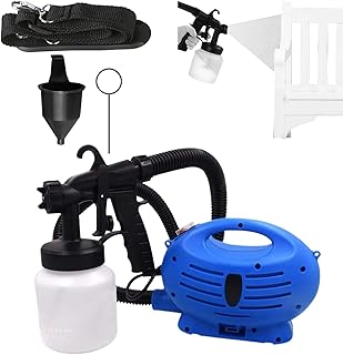 Dopsyesn Pistola De Pintura - Herramienta Eléctrica con Manguera De Aire - Contenedor 800ml para Renovación De Puertas M...