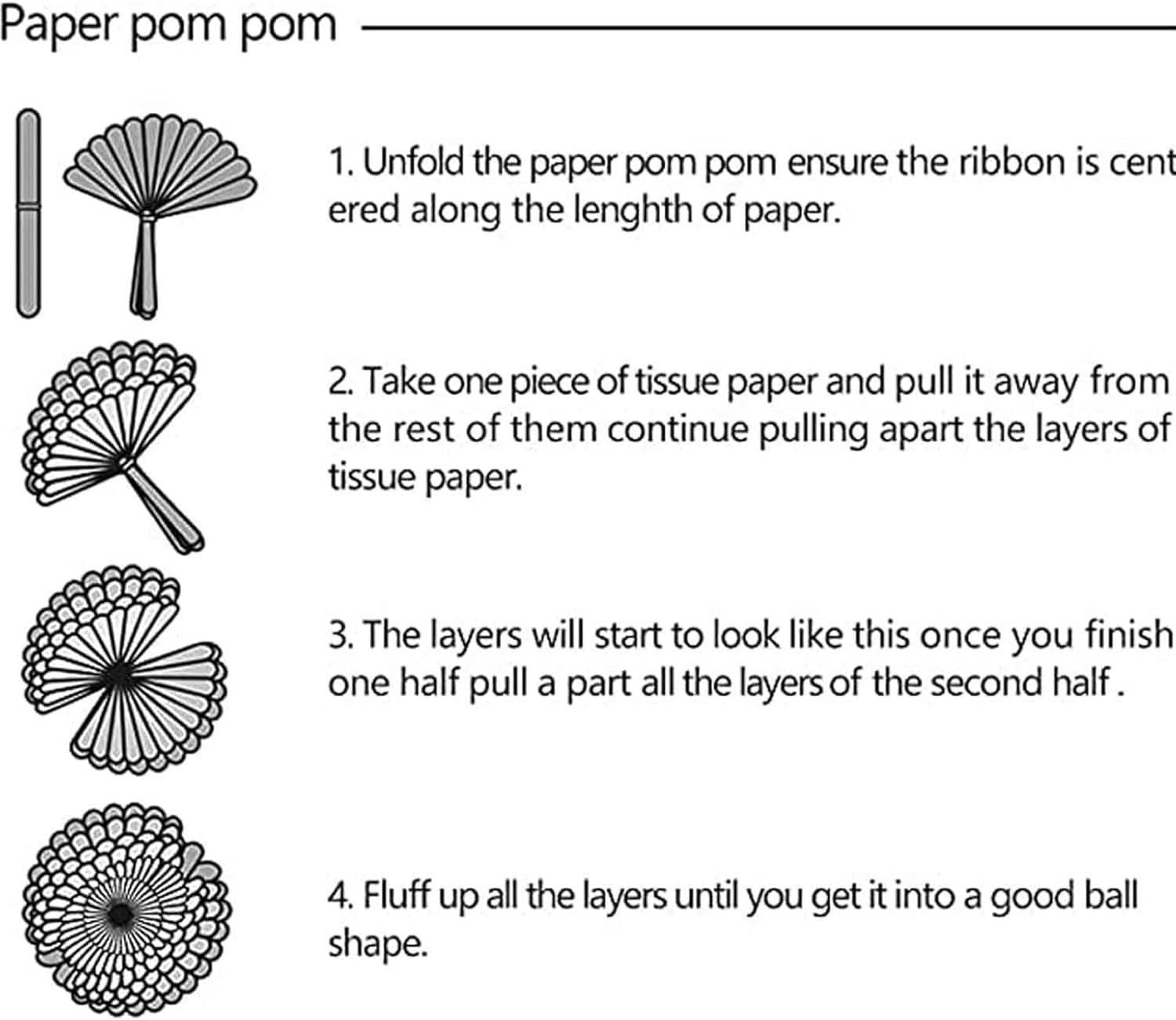 12pcs Red Orange and Yellow Paper Pom Poms,Hanging Ceiling Tissue Flowers for Thanksgiving Firefighter Party Decoration - Image 4