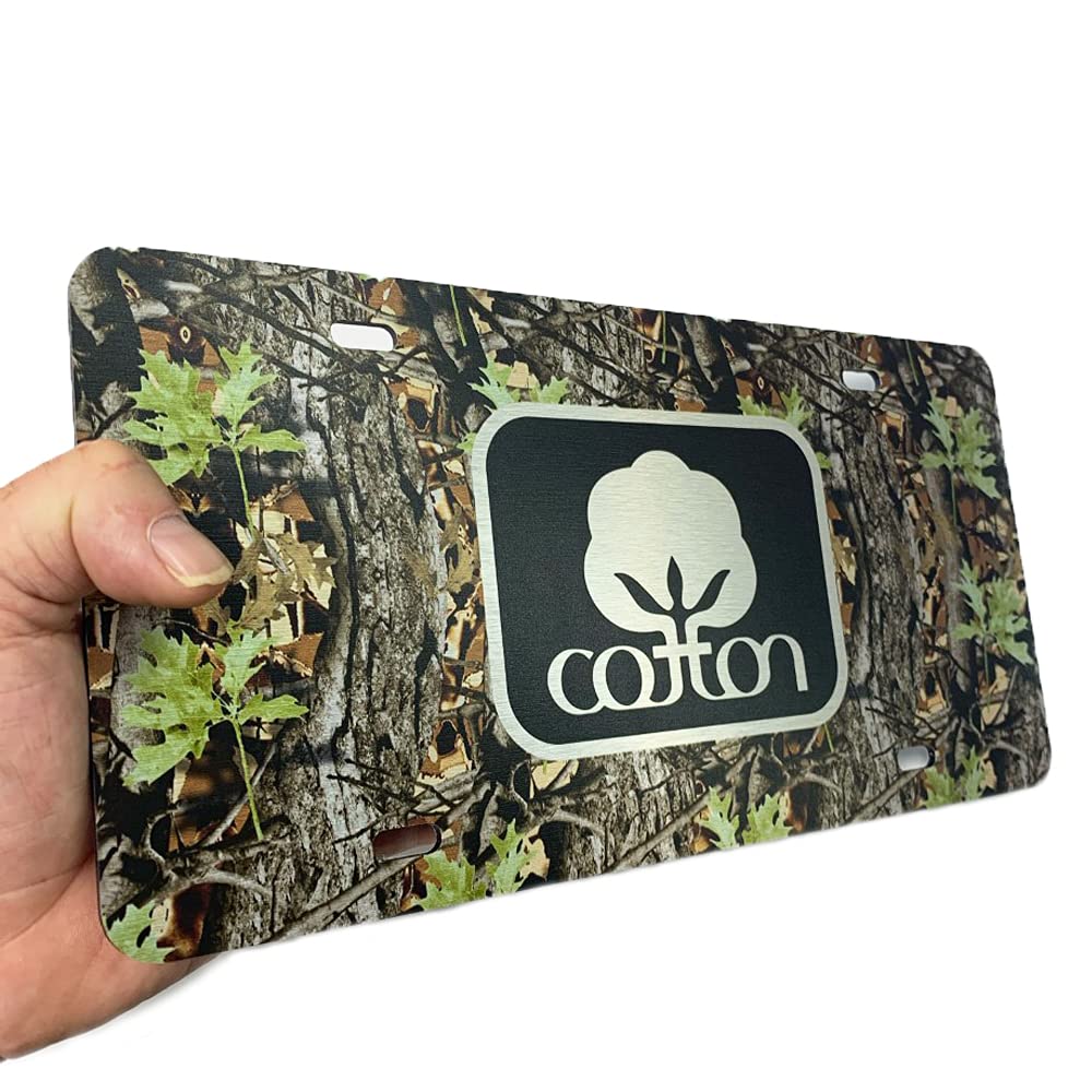 JASS GRAPHIX Cotton Decorative Camo License Plate
