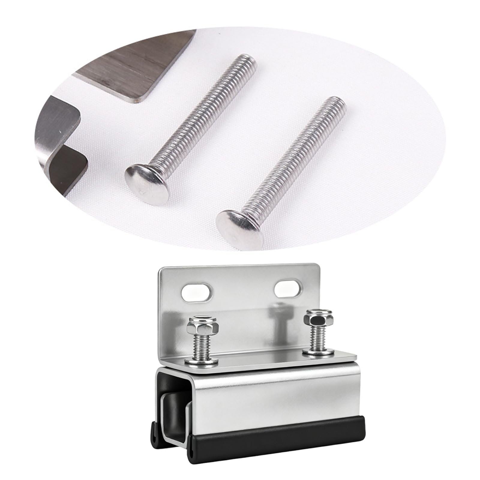 6pcs Van Roof Rack Mount Kit, 304 Stainless Steel Brackets, Compatible with ProMaster/Boxer/Ducato/Jumper Vans, Roof Mount Kit for RV Solar Panels - 4