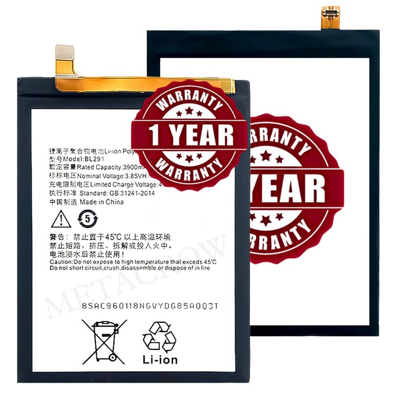 Image of Original BL291 Battery Compatible for Lenovo A5 - (3900mAh) - 1 Year Warranty BC46