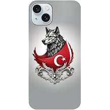 Apple iPhone 13 ile Uyumlu Kamera Korumal  HD Bask l  Silikon K l f, Kurt Tasar m, Gri