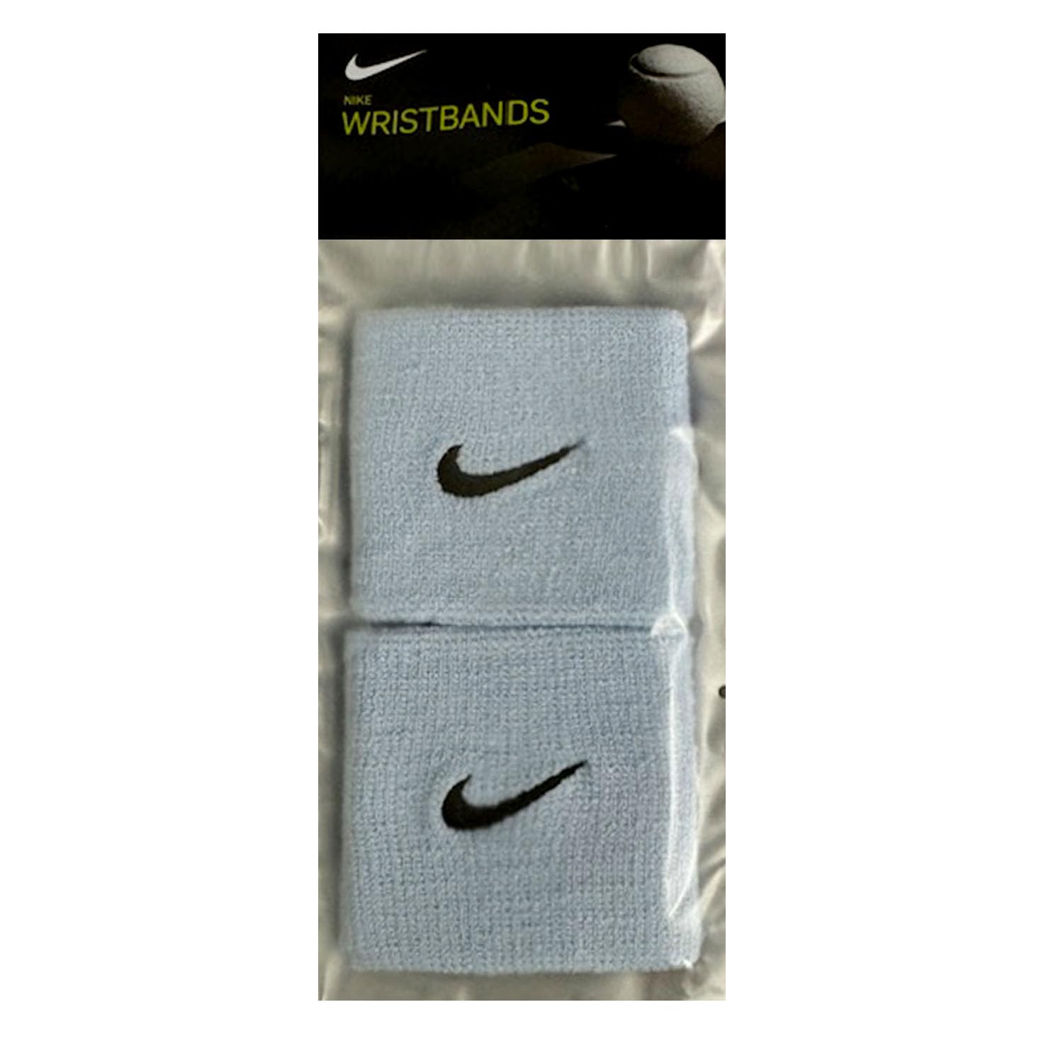NIKE Premier Swoosh Singlewide Wristbands -Soft, Moisture-Wicking (1 Pair, 2.5" Wide)
