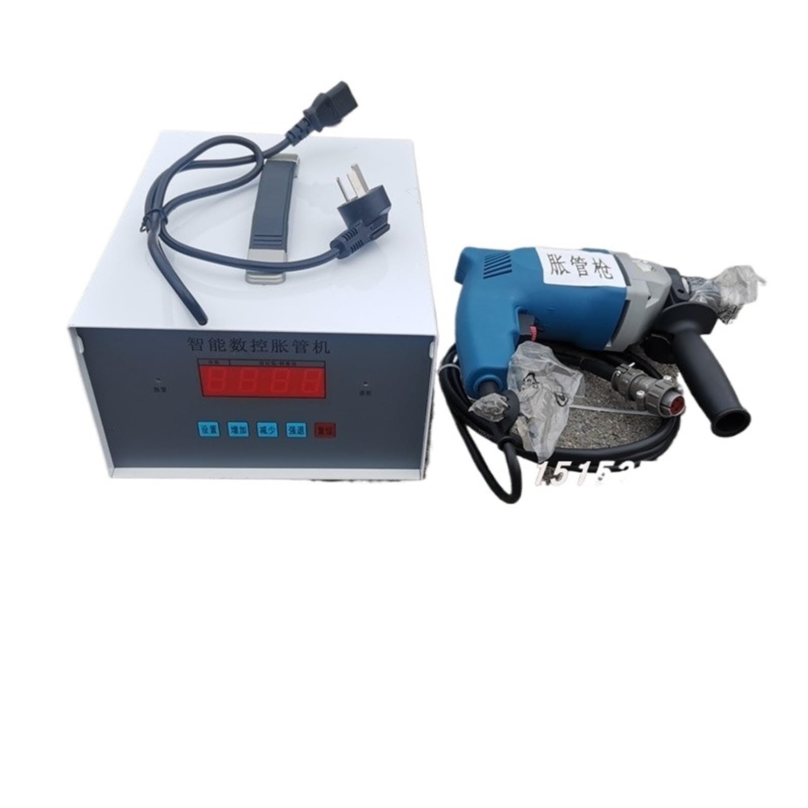 Kongmm Lake Blue Dz-A 500W Hvac Flaring Tool, Tube Expander P3z1-38 Electric Tube Expander Stainless Steel Tube Carbon Steel Tube Expander Tube Expander(Lake Blue Dz-A 500W)