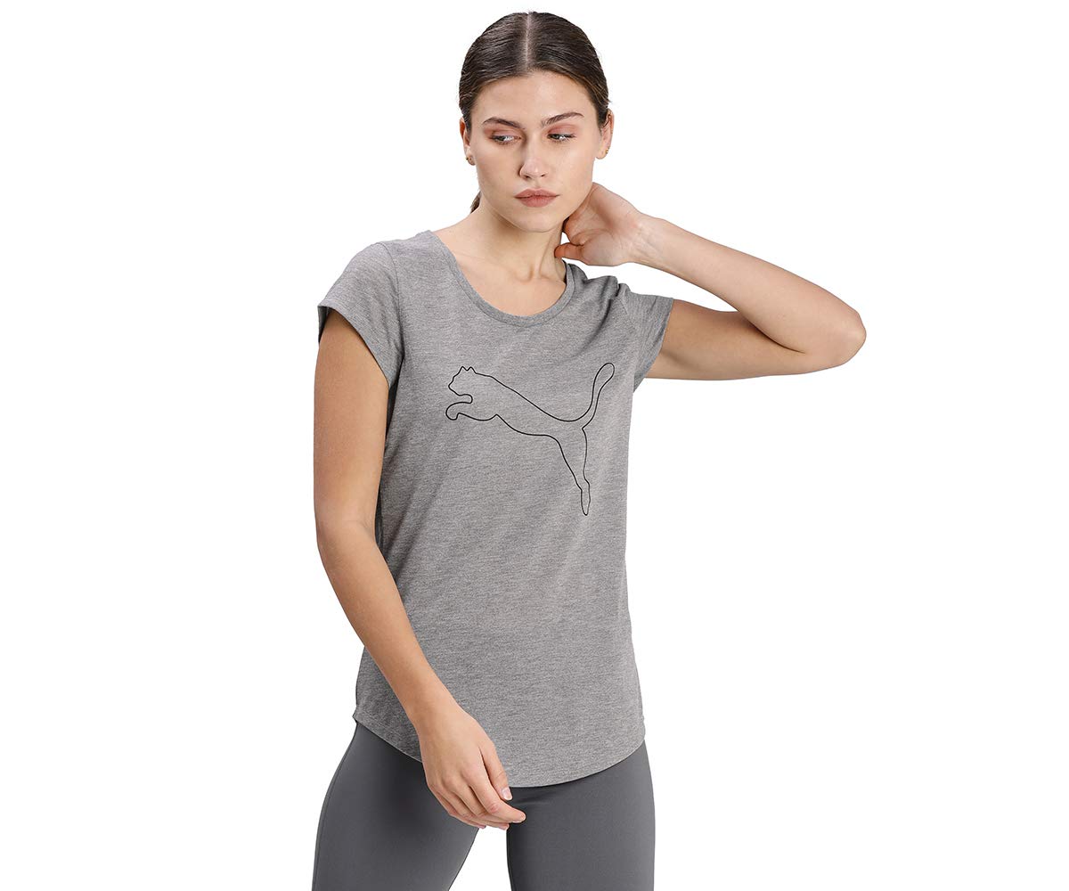 PUMA Performance Heather CAT TEE W